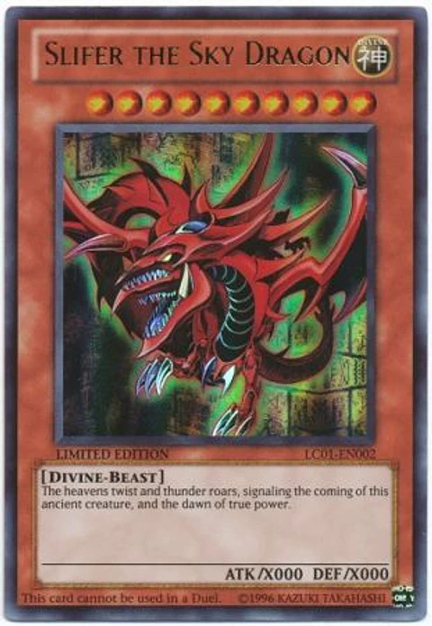 Slifer the Sky Dragon - LC01-EN002 - Ultra Rare