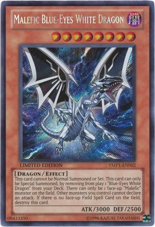 Malefic Blue-Eyes White Dragon - YMP1-EN002 - Secret Rare 1