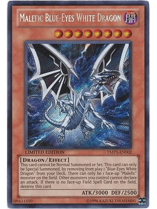 Malefic Blue-Eyes White Dragon - YMP1-EN002 - Secret Rare