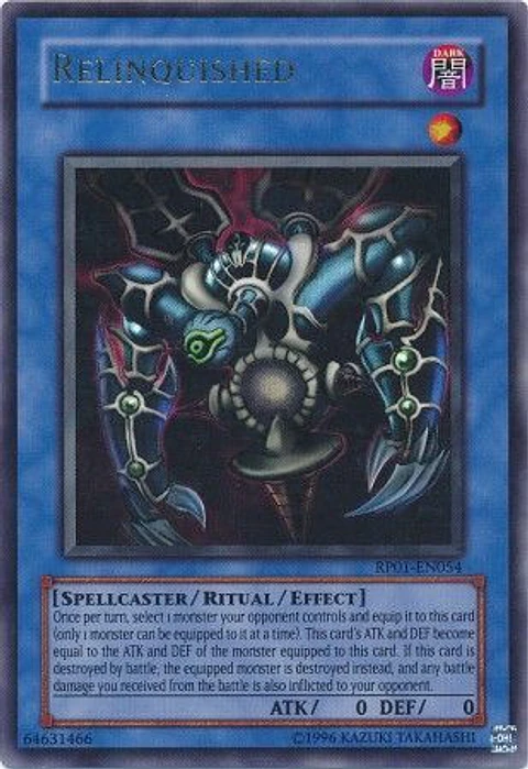 Relinquished - RP01-EN054 - Ultra Rare 