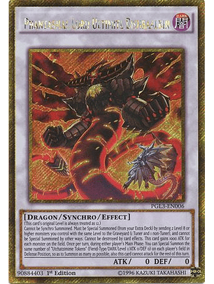 Phantasmal Lord Ultimitl Bishbaalkin - PGL3-EN006 - Gold Secret Rare