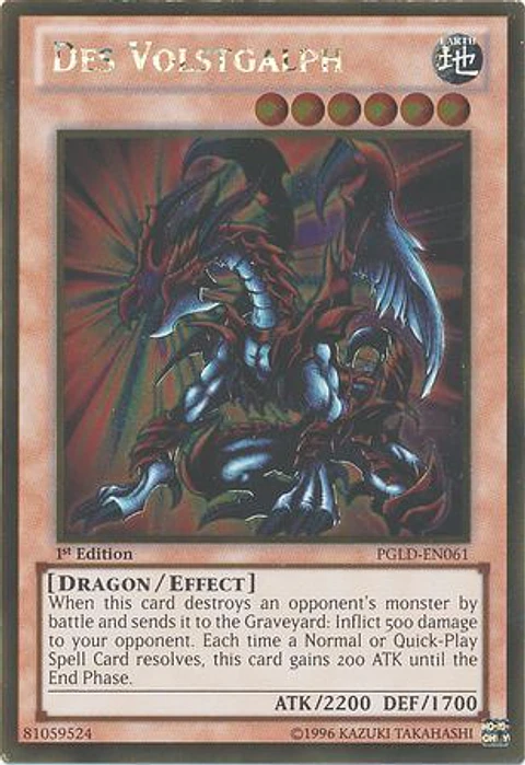 Des Volstgalph - PGLD-EN061 - Gold Rare