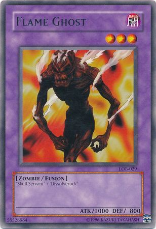 Flame Ghost - LOB-029 - Rare 1