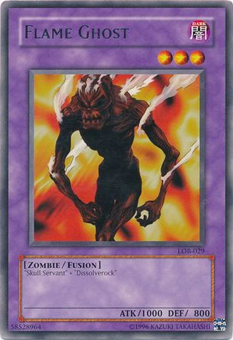 Flame Ghost - LOB-029 - Rare
