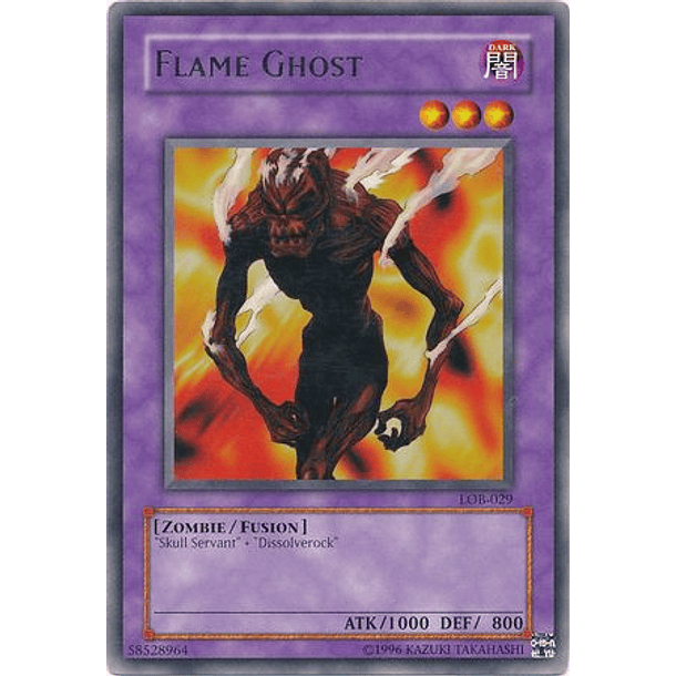 Flame Ghost - LOB-029 - Rare