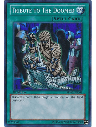 Tribute to The Doomed - BPW2-EN065 - Super Rare