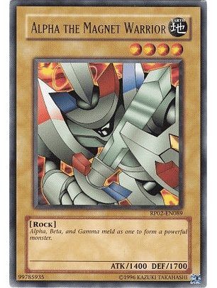 Alpha the Magnet Warrior - RP02-EN089 - Rare