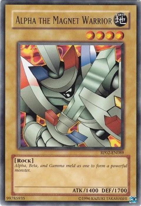 Alpha the Magnet Warrior - RP02-EN089 - Rare