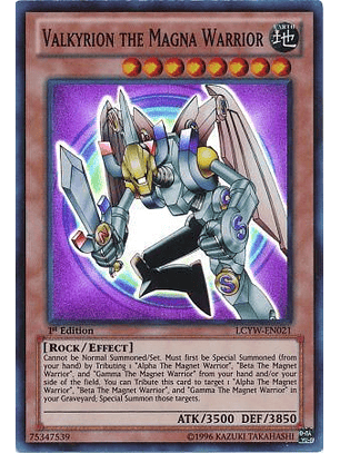 Valkyrion the Magna Warrior - LCYW-EN021 - Super Rare