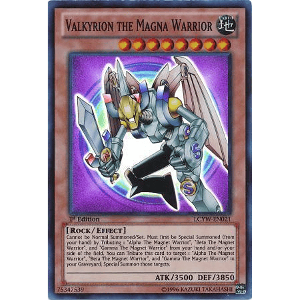 Valkyrion the Magna Warrior - LCYW-EN021 - Super Rare