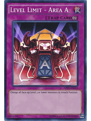 Level Limit - Area A - AP07-EN013 - Super Rare