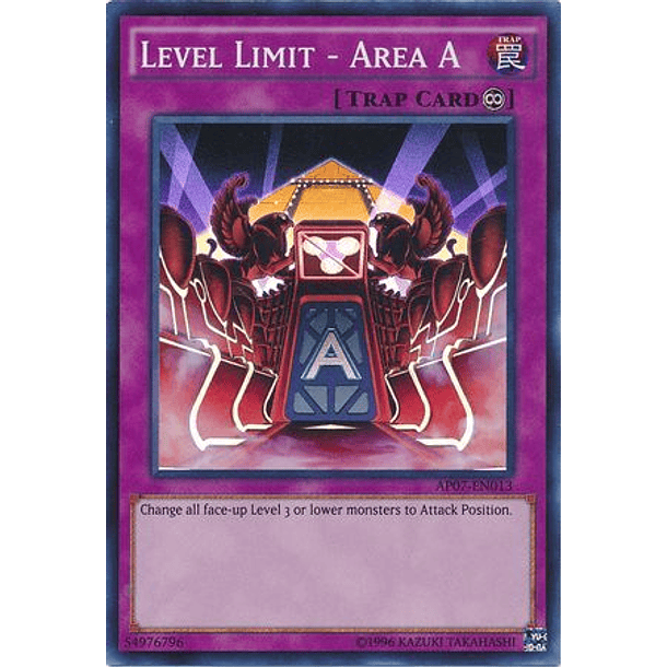 Level Limit - Area A - AP07-EN013 - Super Rare