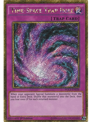 Time-Space Trap Hole - PGL3-EN039 - Gold Secret Rare