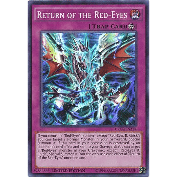 Return of the Red-Eyes - CROS-ENAE4 - Super Rare Limited