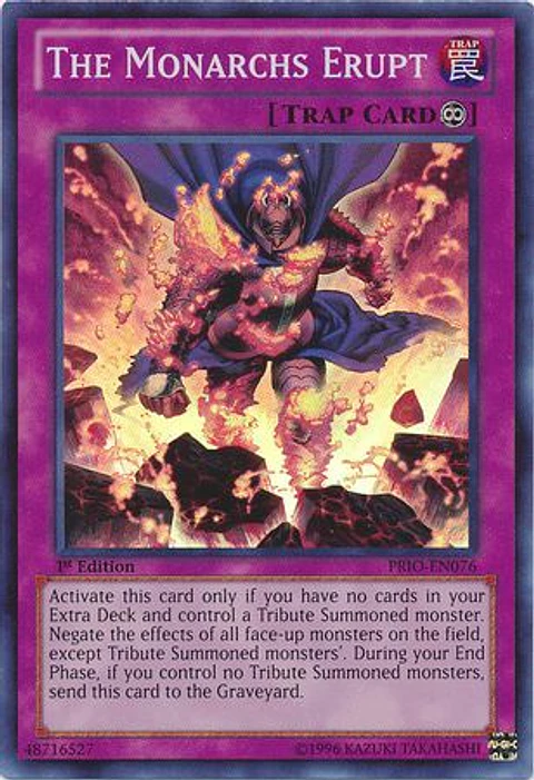 The Monarchs Erupt - PRIO-EN076 - Super Rare 