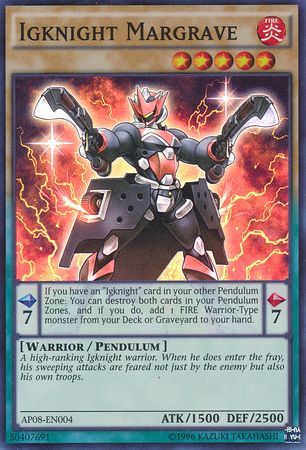 Igknight Margrave - AP08-EN004 - Super Rare 1