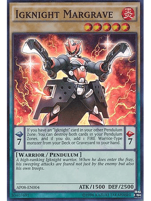 Igknight Margrave - AP08-EN004 - Super Rare
