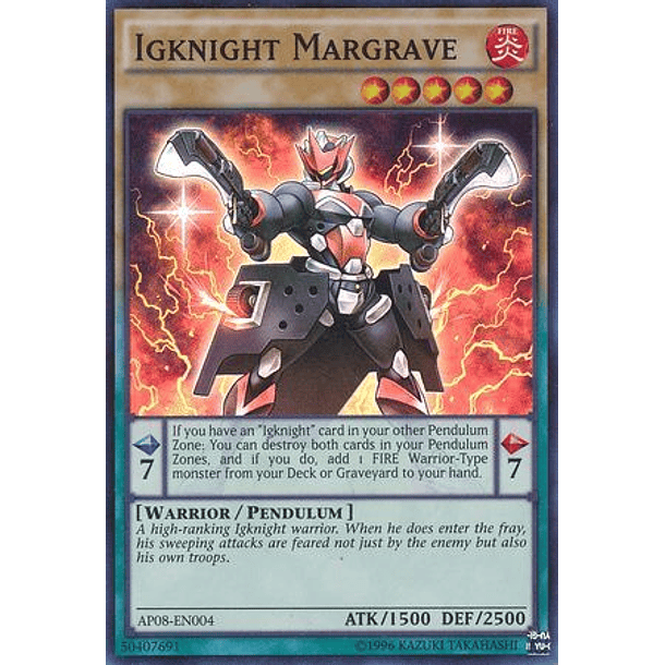 Igknight Margrave - AP08-EN004 - Super Rare