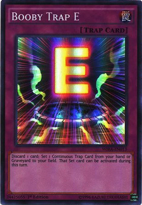 Booby Trap E - WIRA-EN013 - Super Rare 