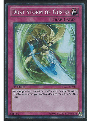 Dust Storm of Gusto - HA07-EN029 - Super Rare