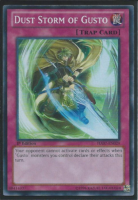 Dust Storm of Gusto - HA07-EN029 - Super Rare