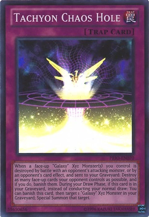 Tachyon Chaos Hole - PRIO-EN070 - Super Rare