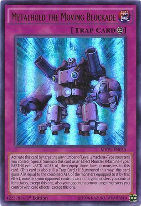 Metalhold the Moving Blockade - MVP1-EN030 - Ultra Rare 
