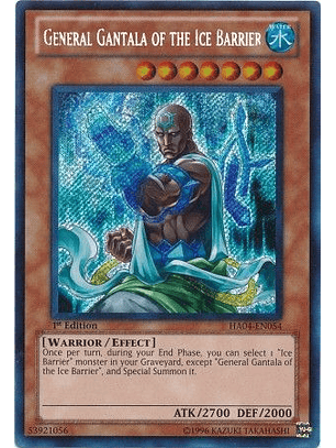 General Gantala of the Ice Barrier - HA04-EN054 - Secret Rare