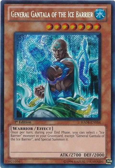 General Gantala of the Ice Barrier - HA04-EN054 - Secret Rare