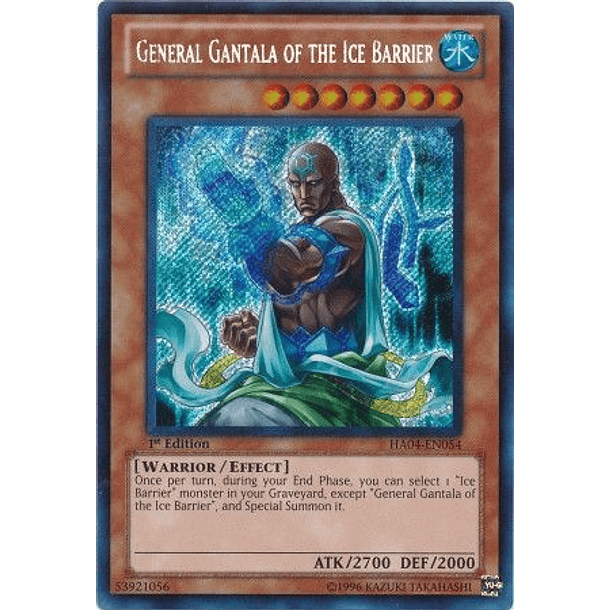 General Gantala of the Ice Barrier - HA04-EN054 - Secret Rare
