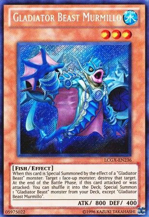 Gladiator Beast Murmillo - LCGX-EN236 - Secret Rare
