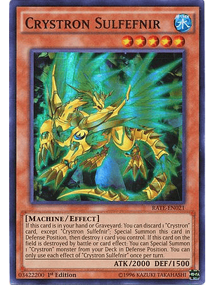Crystron Sulfefnir - RATE-EN021 - Super Rare 