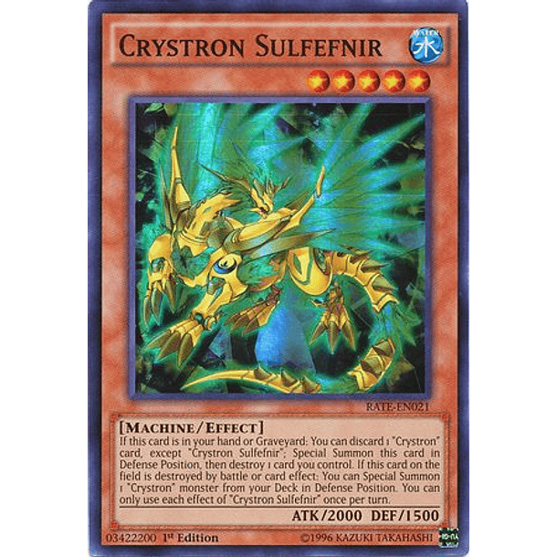 Crystron Sulfefnir - RATE-EN021 - Super Rare 