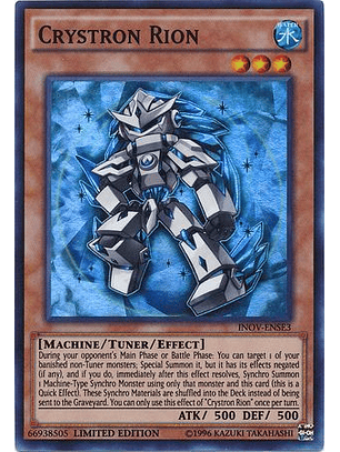 Crystron Rion - INOV-ENSE3 - Super Rare Limited Edition