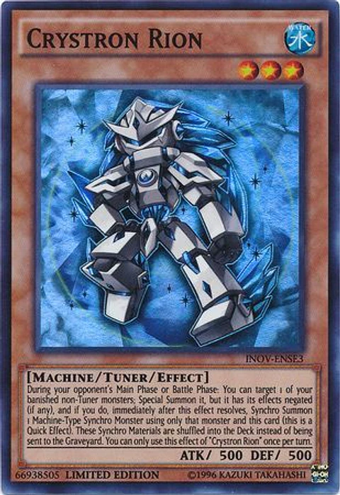 Crystron Rion - INOV-ENSE3 - Super Rare Limited Edition