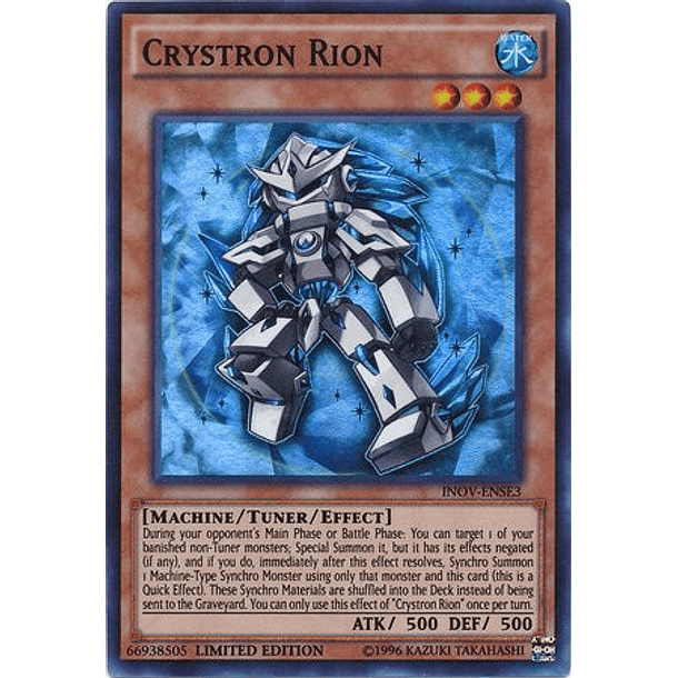 Crystron Rion - INOV-ENSE3 - Super Rare Limited Edition