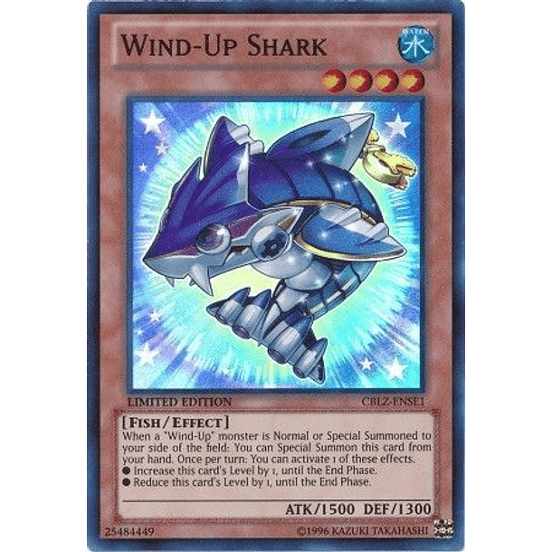 Wind-Up Shark - CBLZ-ENSE1 - Super Rare
