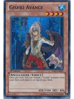 Gishki Avance - HA07-EN003 - Super Rare 