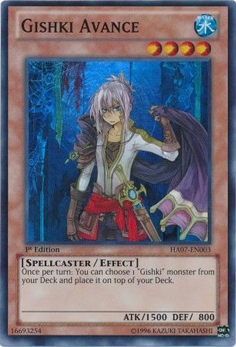Gishki Avance - HA07-EN003 - Super Rare 