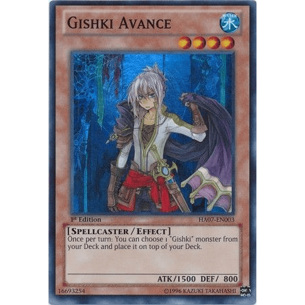Gishki Avance - HA07-EN003 - Super Rare 
