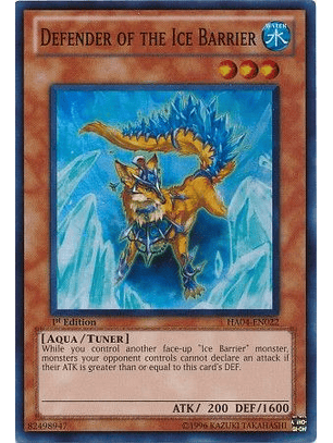 Defender of the Ice Barrier - HA04-EN022 - Super Rare
