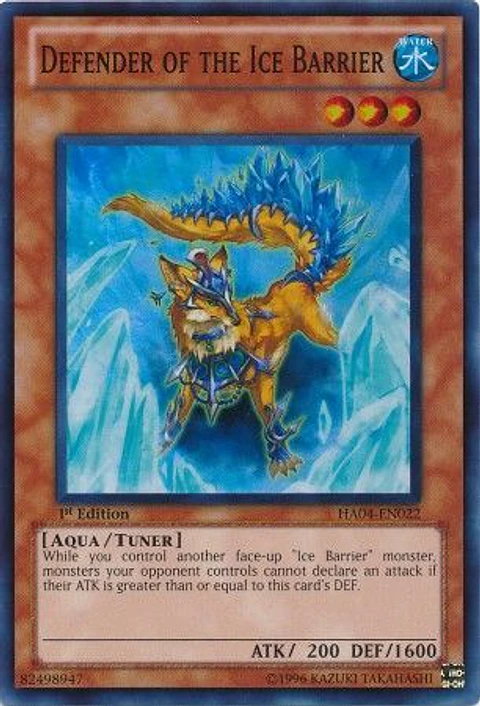 Defender of the Ice Barrier - HA04-EN022 - Super Rare