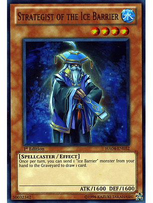 Strategist of the Ice Barrier - HA04-EN052 - Super Rare