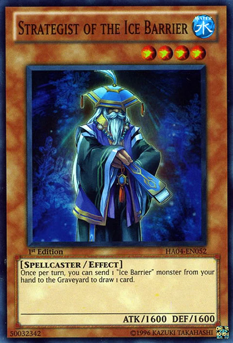 Strategist of the Ice Barrier - HA04-EN052 - Super Rare