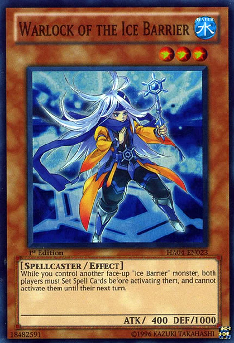 Warlock of the Ice Barrier - HA04-EN023 - Super Rare