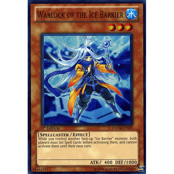 Warlock of the Ice Barrier - HA04-EN023 - Super Rare