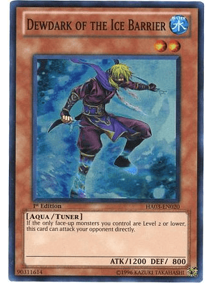 Dewdark of the Ice Barrier - HA03-EN020 - Super Rare