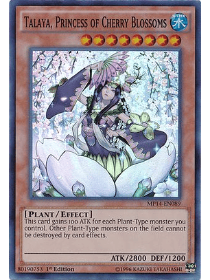 Talaya, Princess of Cherry Blossoms - MP14-EN089 - Super Rare