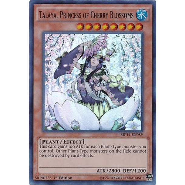 Talaya, Princess of Cherry Blossoms - MP14-EN089 - Super Rare