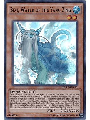 Bixi, Water of the Yang Zing - DUEA-EN030 - Super Rare